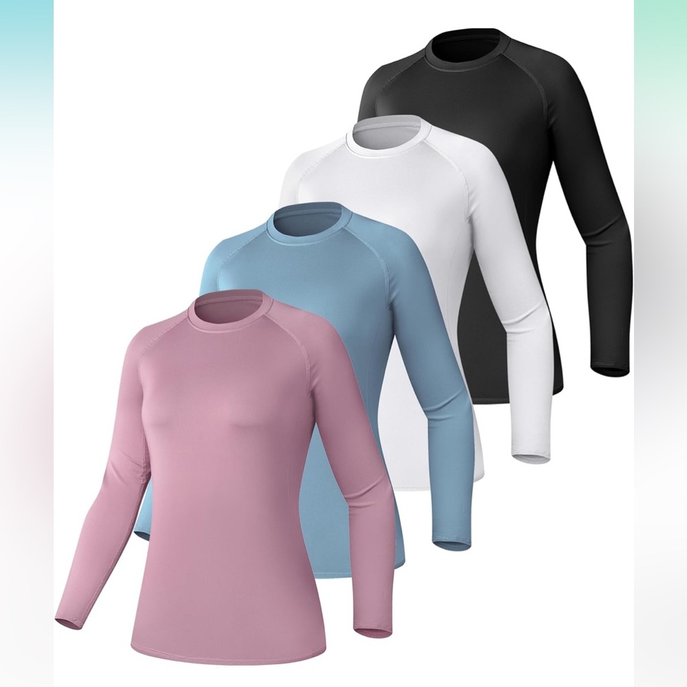 4 Long Sleeve Compression Shirts
